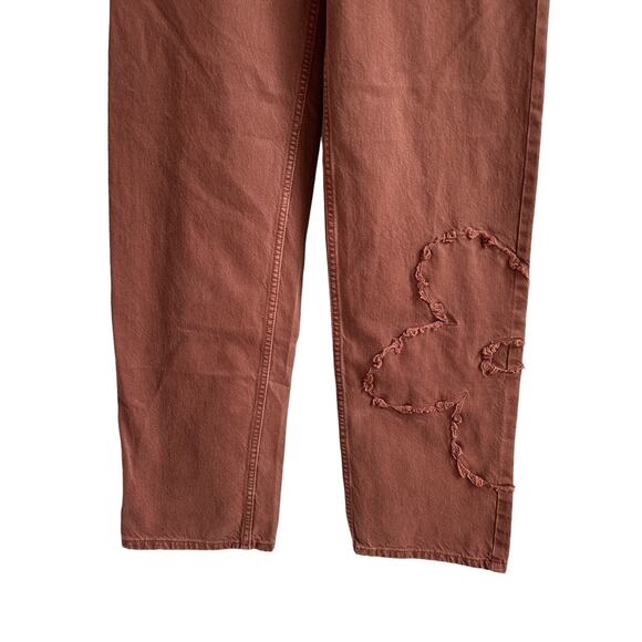 Pacsun Women’s Size 24 90's Boyfriend High Rise Daisy Flower Patch Jeans‎ - Picture 5 of 7